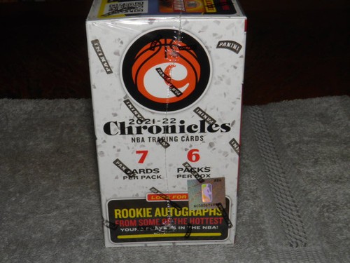 2021-22 Panini Chronicles Basketball Factory Sealed Blaster Box 6 Pink Parallel - Bild 2 von 7
