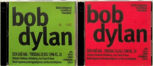 BOB DYLAN - Den Gra Hal, Onsdag 23rd & 24th July 1996 Live 4-CD Set