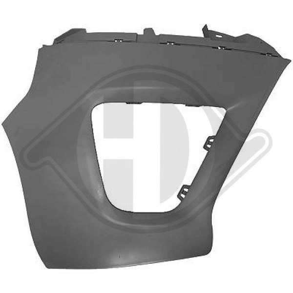 Blende StoßFäNger Diederichs 6696046 Hd Priority Parts FüR Toyota Vorne Rechts-image