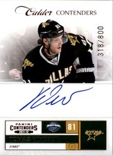 2011-12 Panini Contenders #215 Tomas Vincour RC Auto /800 - HKY