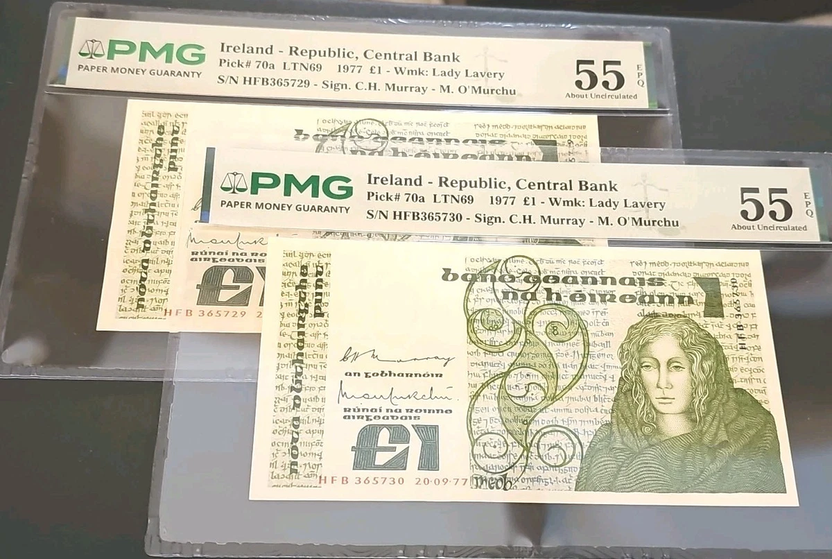 PMG 爱尔兰纸币| eBay