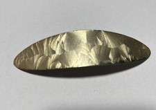 Vintage Gold Tone Textured Barrette 3" French Clip Hair Slide Accessory