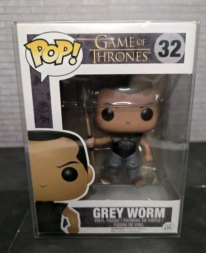 VAULTED Game Of Thrones Grey Worm Funko Pop! #32 With Protector!