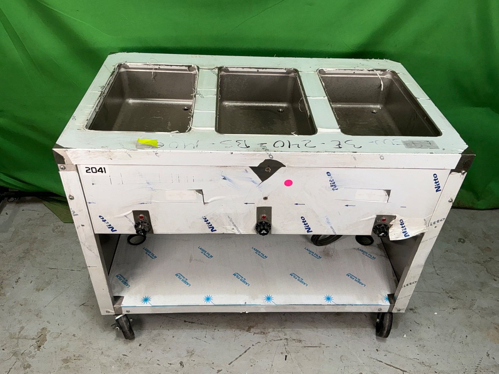 Advance Tabco PSW-3E-208/240/BS-MOE 3 Well Steam Table Sealed Wells 2041