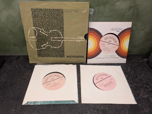 THE BEATLES - Soviet Releases LOT, 1 LP+3 EPs RARE !