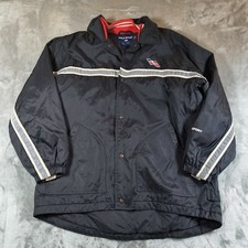 Vintage Polo Sport Ralph Lauren Jacket Men Medium Trainer Reflective Button 90s