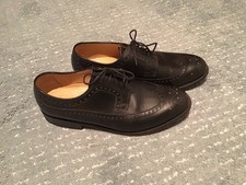 Barker Flex Comfort System Black Brogues Leather Sole 8H Good Clean Condition