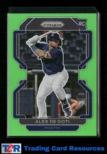 2022 Panini Prizm #183 Alex De Goti Lime Green Prizm #/125