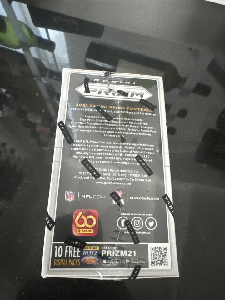 Panini Prizm Football Blaster Disco Prizms 2021 sellado de fábrica + 3 bonos sellados Foto 4 de 4