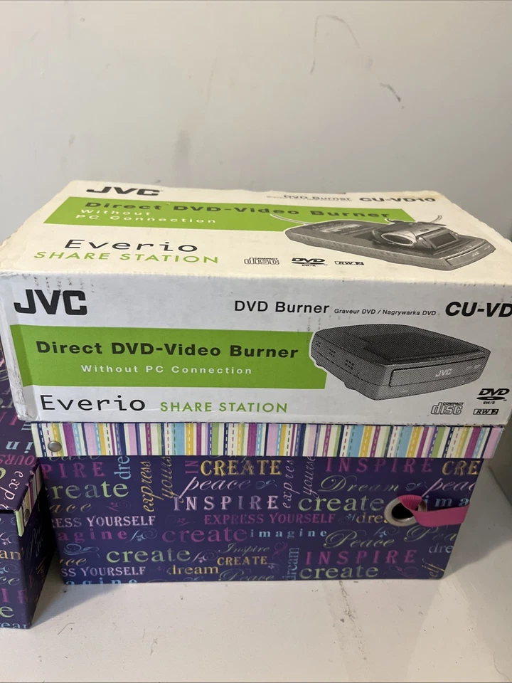 JVC Everio Direct DVD Video Burner CU-VD10 Share Station CU-VD10USB-New In A Box - Image 2 of 4