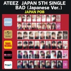 ATEEZ BAD Japanese Ver. 5TH SINGLE JAPAN POB Official Photo card