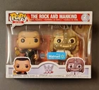 Funko POP The Rock And Mankind 2 Pack Vinyl Figures WWE Walmart Exclusive New