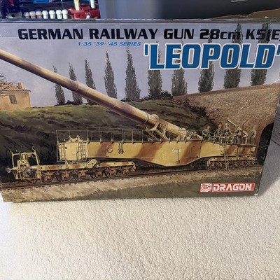 DRAGON 1/35 6200 German Railway Gun 28cm K5(E) 'Leopold' New Upgraded Version