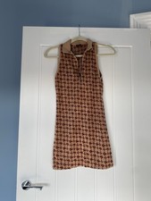 iets frans… Urban Outfitters Monogram Towelling Zip Neck Tennis Dress (S)