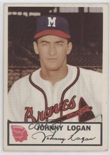 1953 Johnston Cookies Milwaukee Braves Johnny Logan #20 00uu