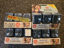 GE Bluecoat Flash Cubes 4 Pack of 3 Cubes new old stock