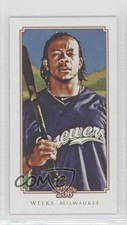 2010 Topps 206 Mini Polar Bear Back Rickie Weeks #47 0a1