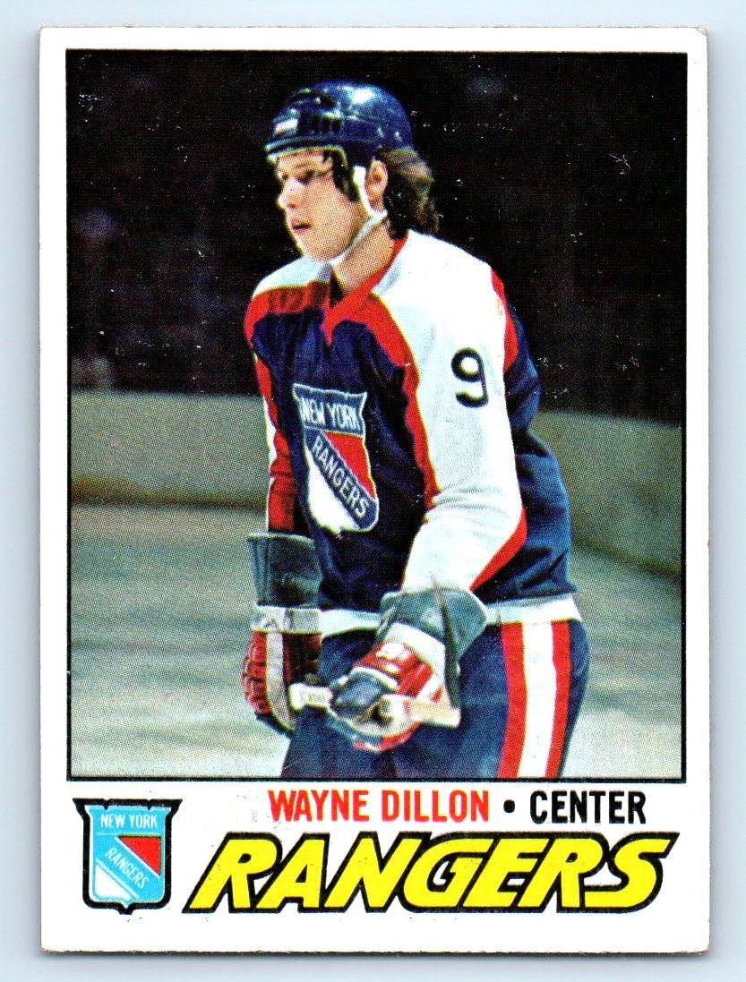 1977-78 Topps #166 Wayne Dillon Creases New York Rangers