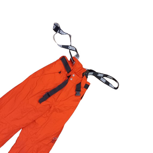CROSS C.T.S. Technical Ski Pants Men's L Red Finetex 10000 Waterproof Salopet image 2