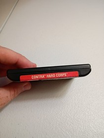 Sega Genesis Game Only Contra Hard Corps Tested Works Damaged Label