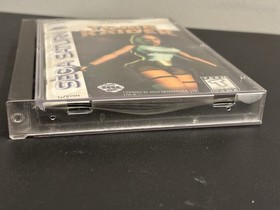 Tomb Raider (Sega Saturn, 1996) CIB Complete with Manual Tested & Works! No Reg