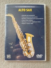 Alto Sax The Ultimate Beginner Series DVD Mint Condition Disc
