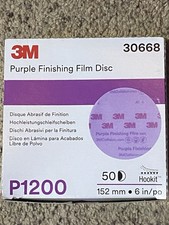 3m 30668 Purple Finishing Film Hookit Disc 1200 Grit 6 Inch 50 Pcs 3m 30668 Purple Finishing Film Hookit Disc 1200 Grit 6 Inch 50 Pcs