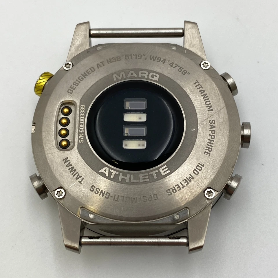 Garmin MARQ Athlete - 46mm - Gold Titanium - Luxury GPS Smartwatch - Good Cond. - Image 3 of 4