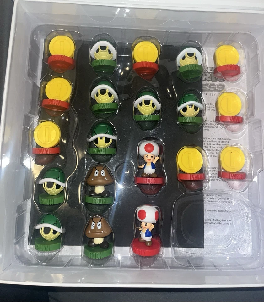 Juego Nintendo Super Mario Ajedrez Edición Coleccionista Juego Completo Nunca Usado 4+ Edad Foto 3 de 4