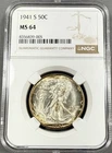 1941-D Walking Liberty Half Dollar 50c - NGC MS64 - Error Label Says 1941-S