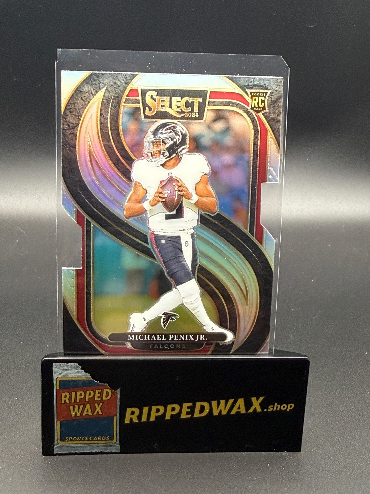 2024 Panini Select - Silver Prizm Die Cut #110 Michael Penix Jr.