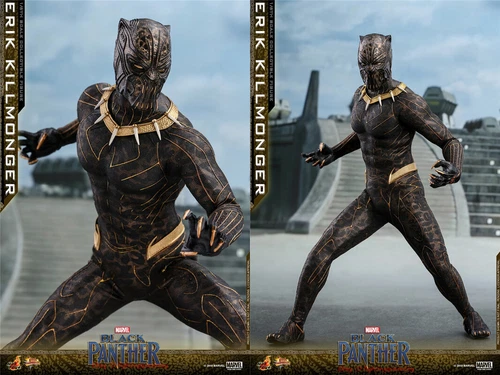 HotToys HT MMS471 1/6 Black Panther Erik Killmonger Figura Modelo INSTOCK