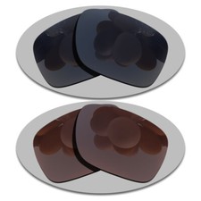 Black Brown Polarized Lenses Replacement For-Oakley Holbrook Mix OO9384