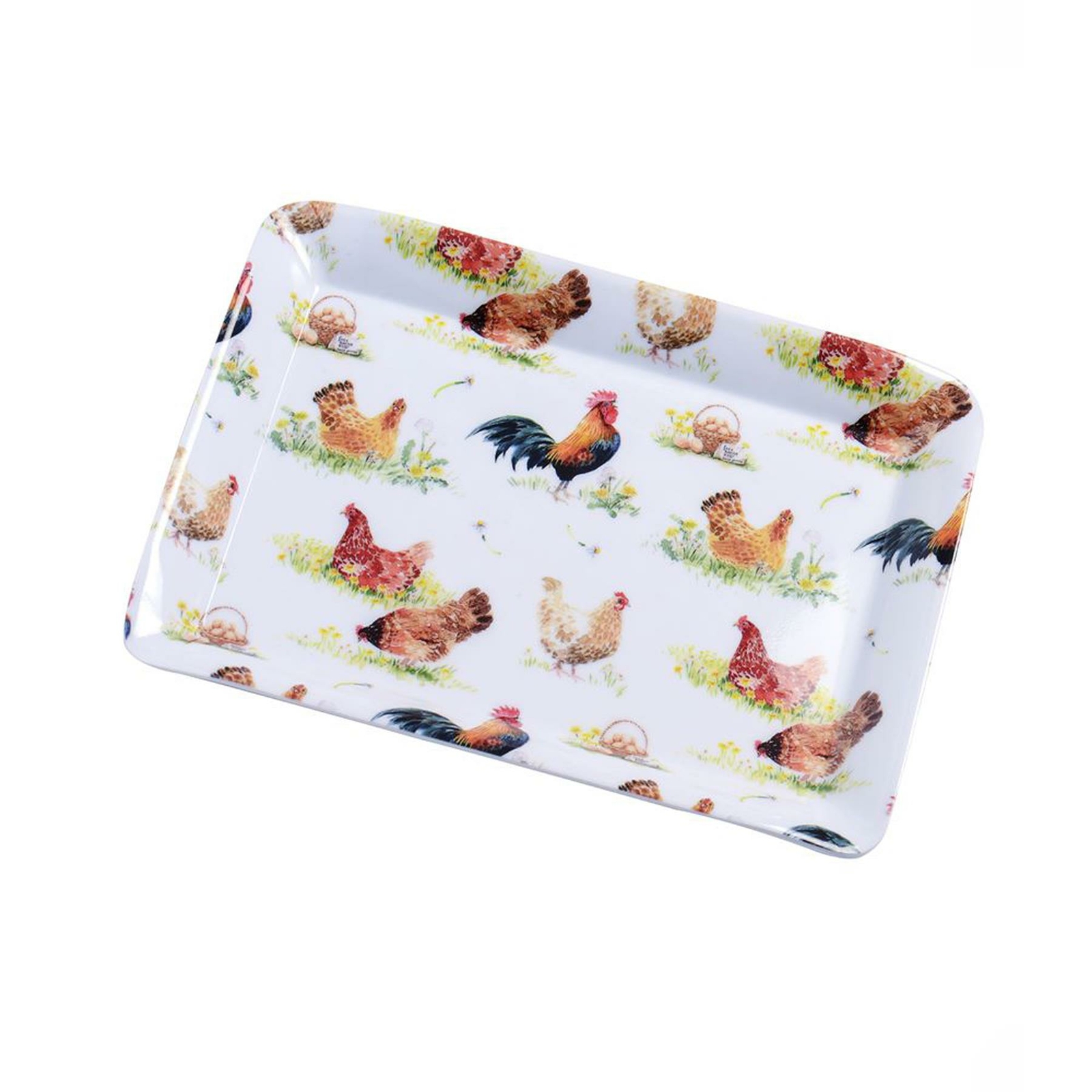 Eddingtons Pecking Order Melamine/Plastic Scatter Tray Gift