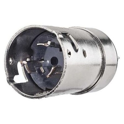 Bryant 6365Cr Locking Plug,Silver,125/250Vac,50A