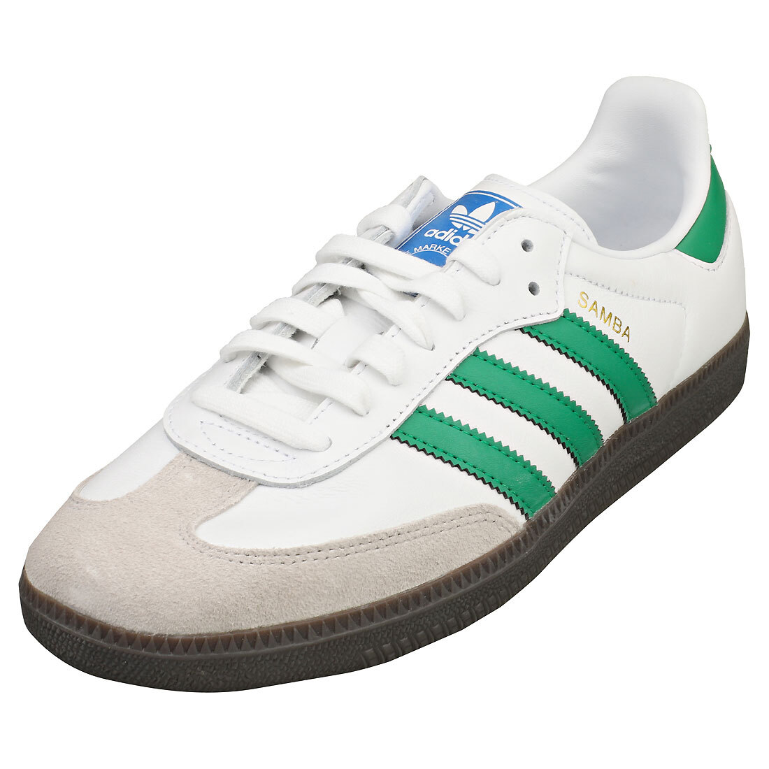 adidas Samba Og Uomo White Green Formatori Casuale - 38 EU