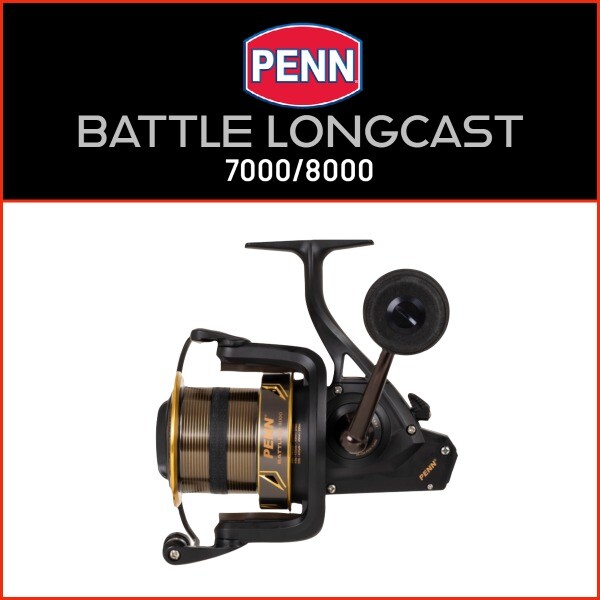 penn battle ii 7000 long-cast spinning reel SSVII7500LC Spinfisher VII Long Cast jerky drags Penn 1422311 Conflict II Spinning