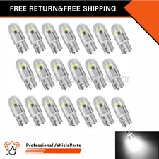 20X Super White T10 168 W5W 2825 LED License Plate Interior Light Bulb 6000K US