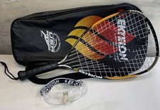 Ektelon Avenger Racquet, Case  Protective Goggle Set Good Condition Racquetball