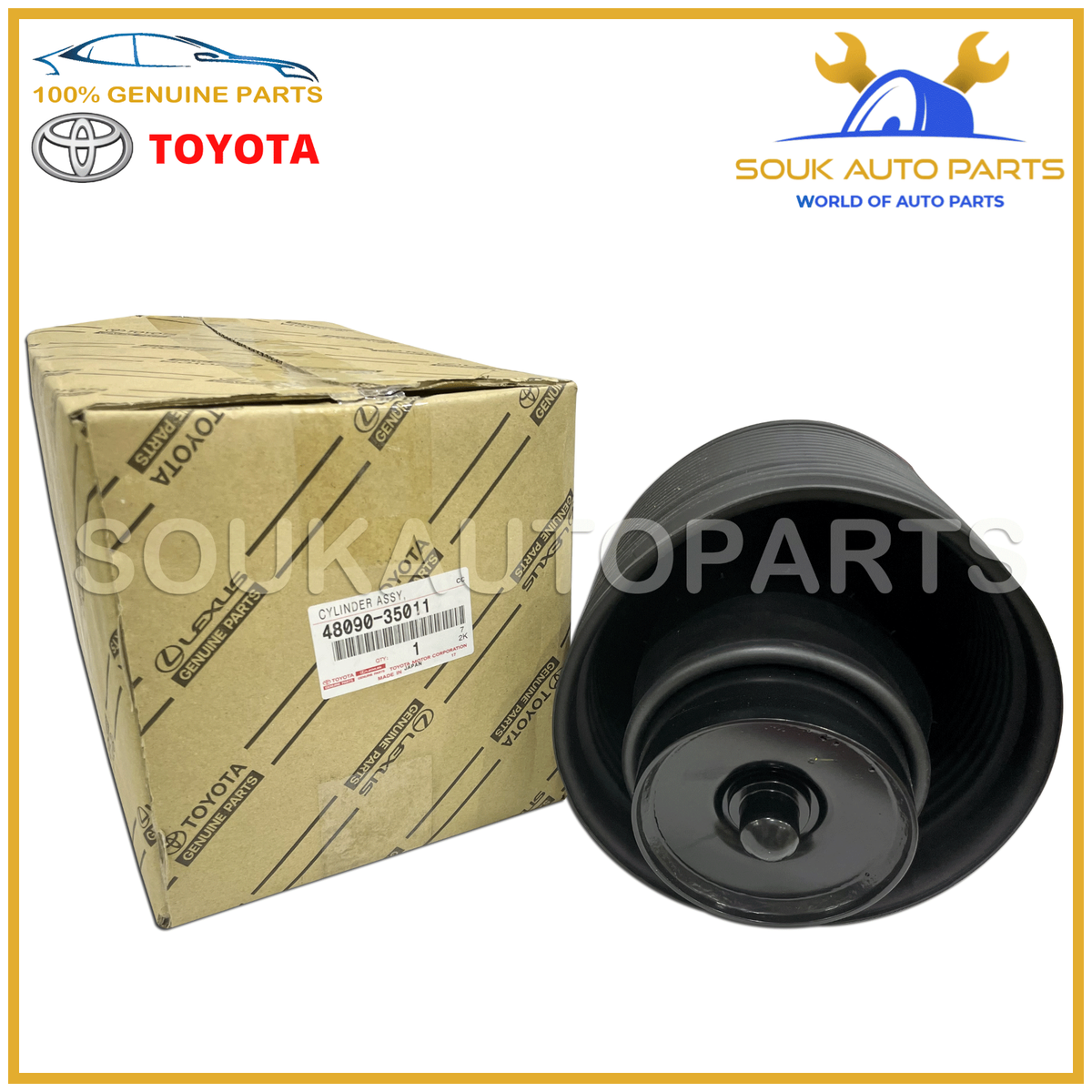 48090-35011 Genuine Toyota CYLINDER ASSY, PNEUMATIC, REAR LH