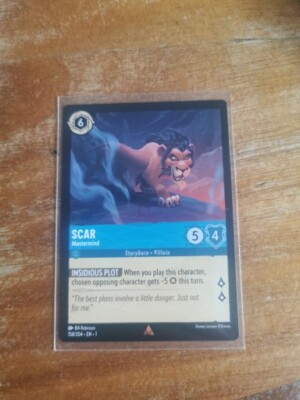 Disney Lorcana TCG - SCAR - Mastermind - 158/204 - EN - Selten/Rar