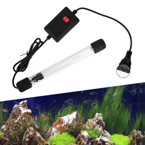 Lámpara de tanque de peces ultravioleta esterilización UV eliminación de algas buceo estanque de peces A Eob - Imagen 1 de 12