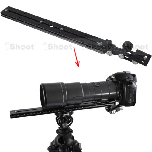 Long-Zoom Lens Support Holder + Camera Quick Release Plate for Tripod Mount Ring - Picture 1 of 1