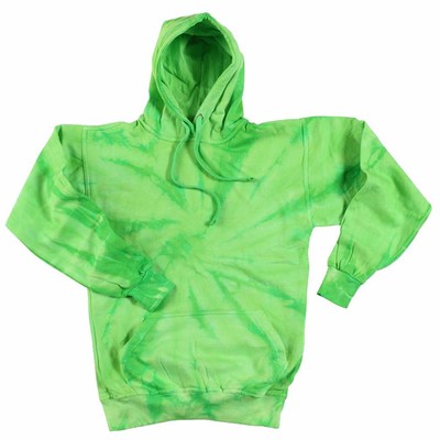 LIME GREEN MONSOON HOODED SWEATSHIRT 