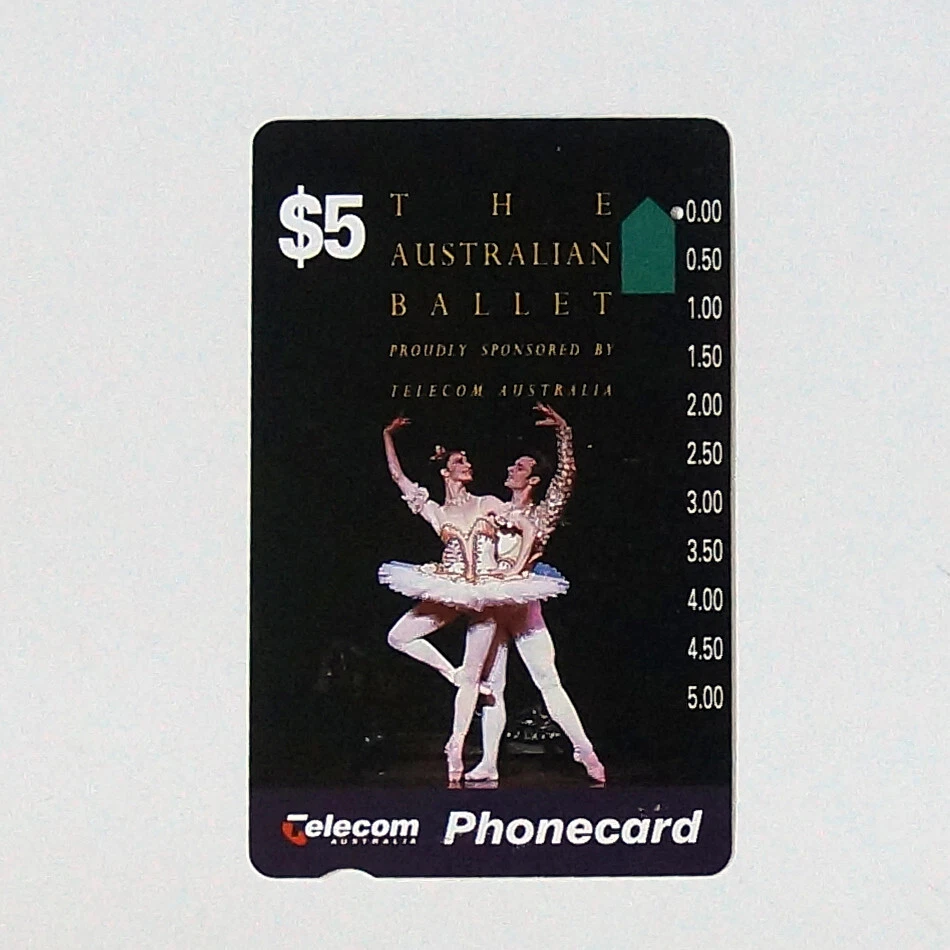 Telecom Australia Used Phone Card - $5 The Australian Ballet