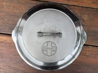 Griswold Cast Iron #8 Button Logo Skillet Lid with Chrome Finish