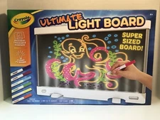 Crayola Ultimate Light Board - White, Kids Drawing Tablet, LED Drawing Board NEW