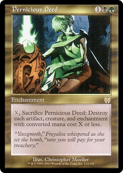 PERNICIOUS DEED x1 mtg NM Apocalypse 1 Rare
