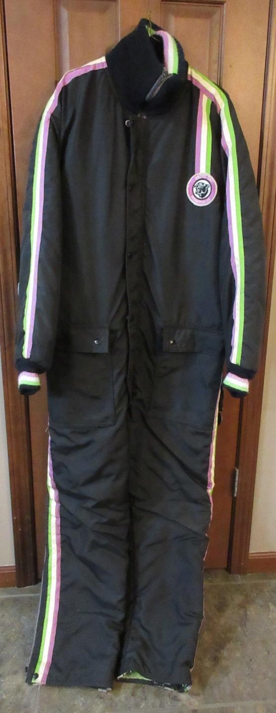 Vintage Arctic Cat Snowmobile Suit 1 Piece Large Artic Wear 1970’s