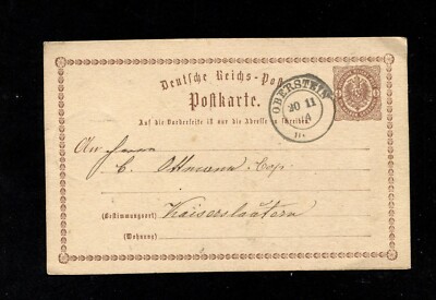 Prussia 1874 - Prussia K2 '' Oberstein'' Su Dt. Ricca (#7457)